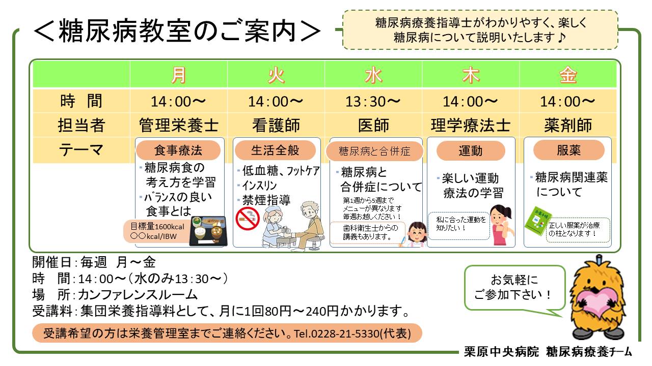 R7.8糖尿病教室案内